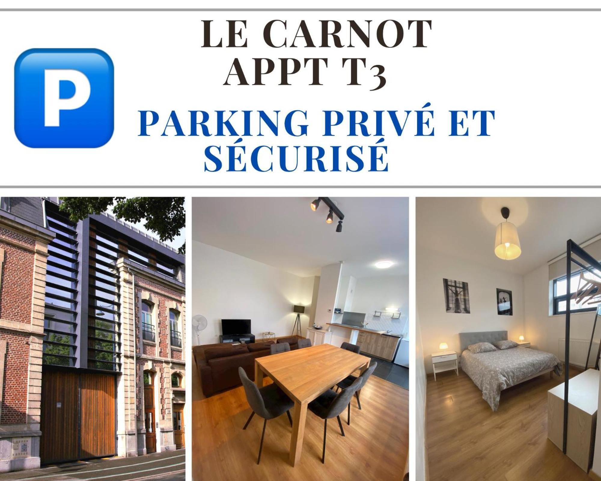 Le Carnot Appartement Avec 2 Chambres Separes Et Parking Privatif Et Securise Arras Buitenkant foto