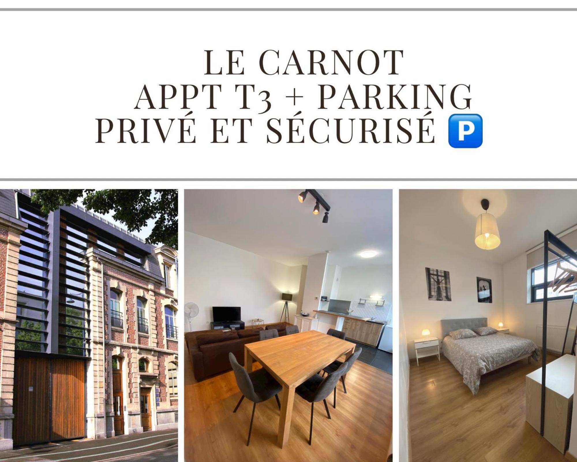 Le Carnot Appartement Avec 2 Chambres Separes Et Parking Privatif Et Securise Arras Buitenkant foto